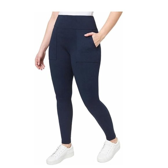 NWT Mondetta Women's Midweight High Rise Jacquard Leggings Sz 2XL $60 EE223 - Picture 1 of 3